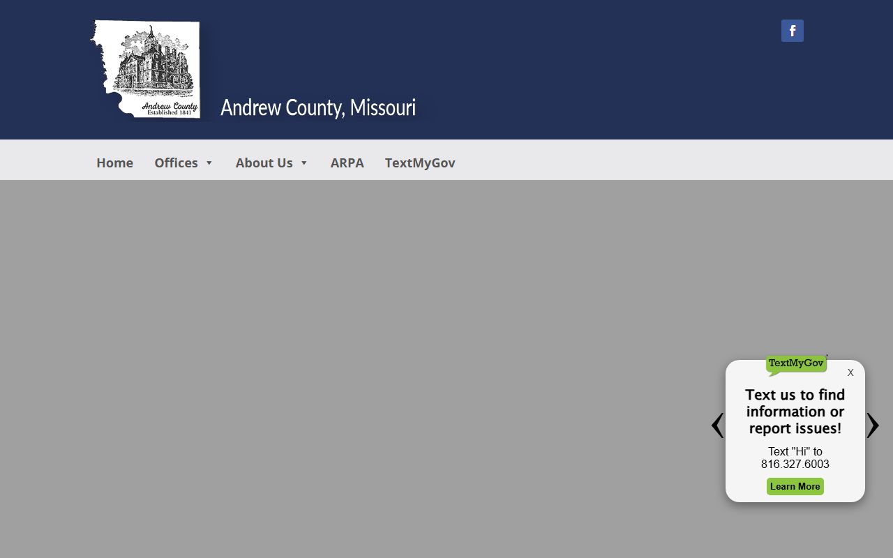 Andrew County government website for Andrew County death index records