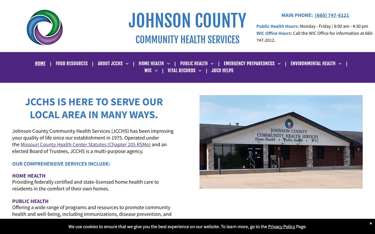 Johnson County Health Department website for Johnson County death index records