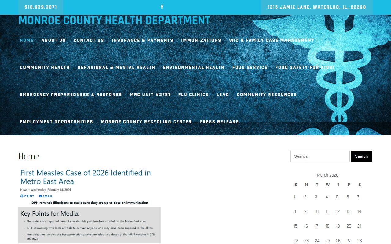Monroe County Health Department website for Monroe County death index records